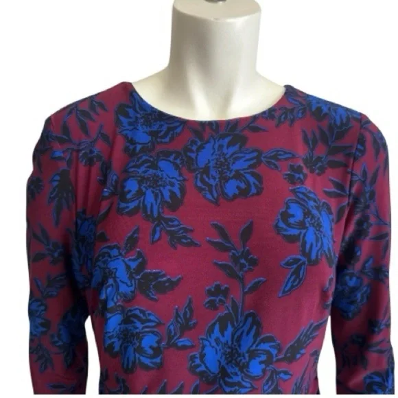 Lauren Ralph Lauren Ruched Dress | Bold Floral | Work to Dinner Chic | Women’s 4 - Picture 9 of 15